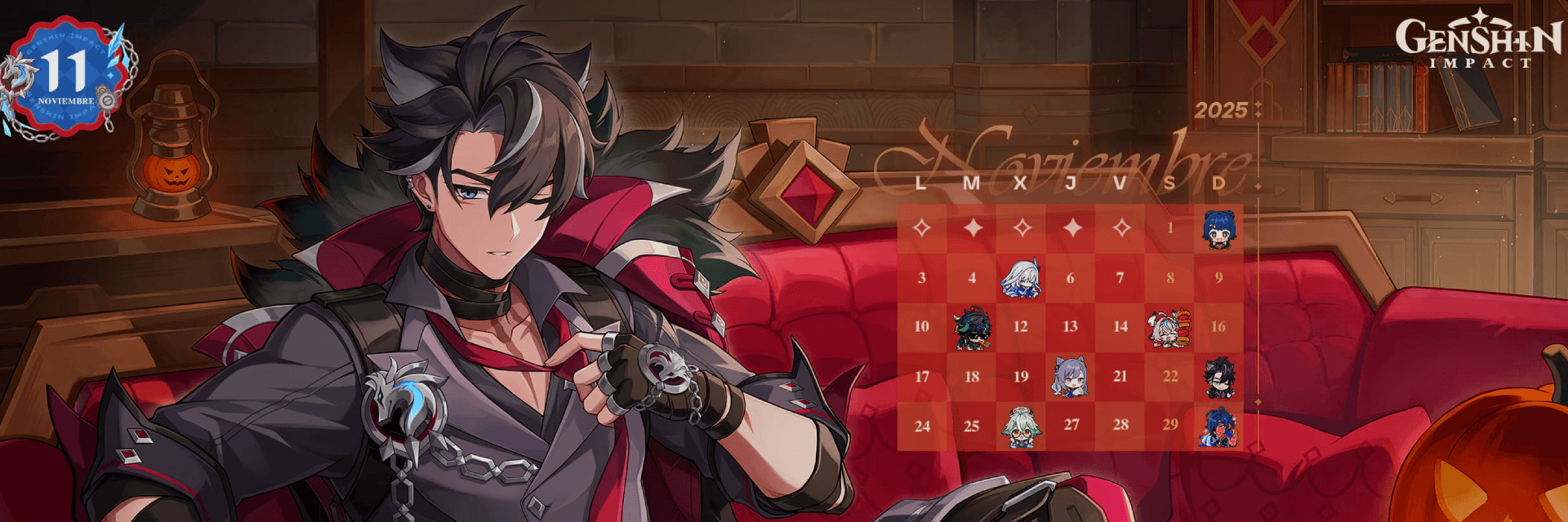 Evento del Calendario de Genshin Impact de Noviembre de 2025 Anunciado