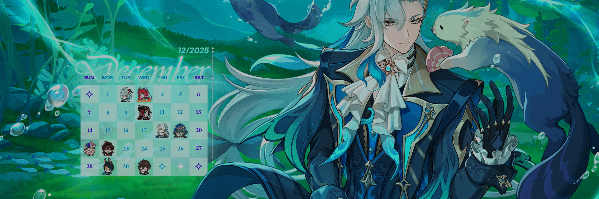 El Evento del Calendario de Diciembre de 2025 de Genshin Impact Ofrece Fondos de Pantalla Gratuitos y un Sorteo de Protogemas