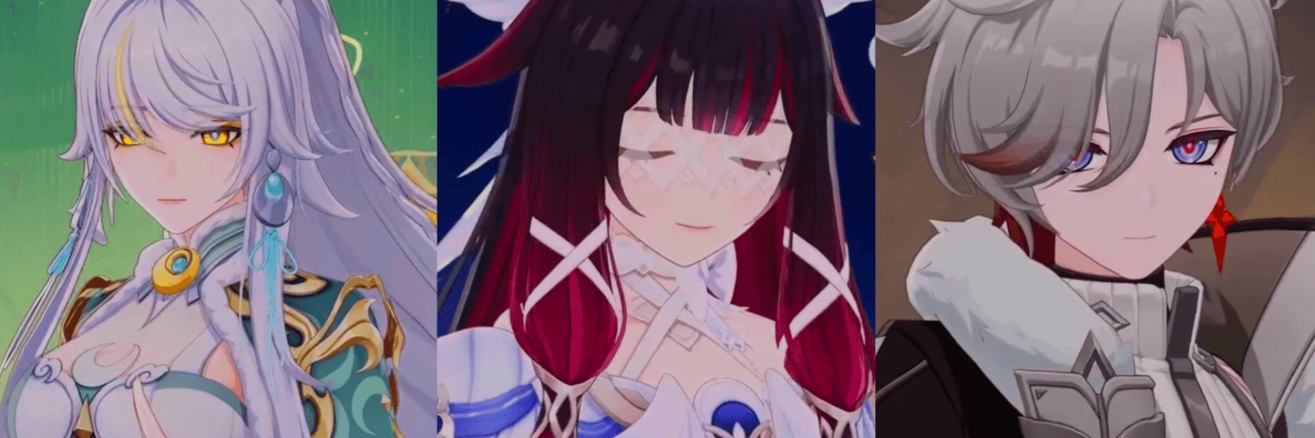 Nuevos anuncios de Genshin Impact destacan a Columbina, Zibai e Illuga con temas lunares y oníricos