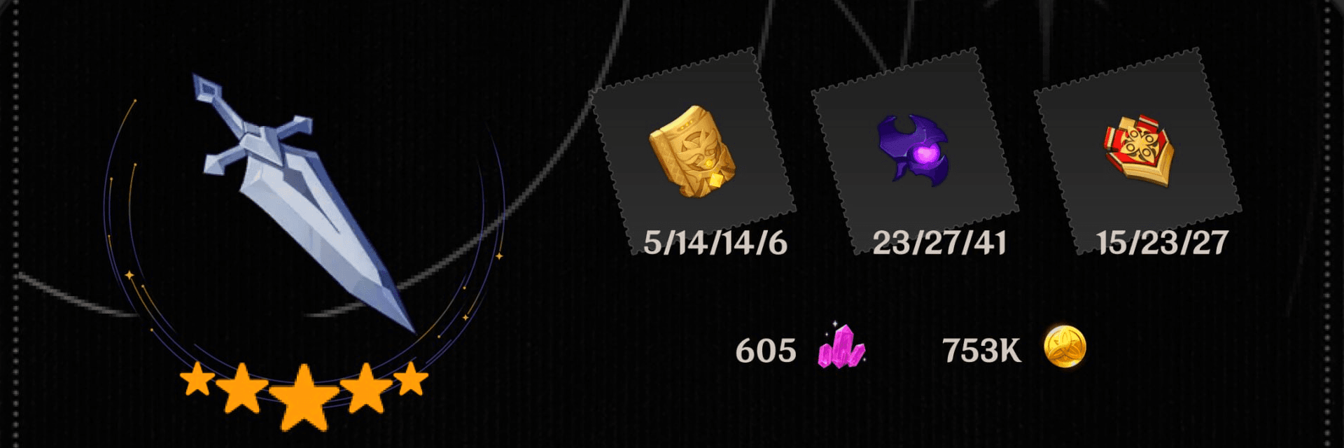 Genshin Impact 6.4 Leaks Reveal Varka Signature Weapon Wolf's Grimoire and Ascension Materials