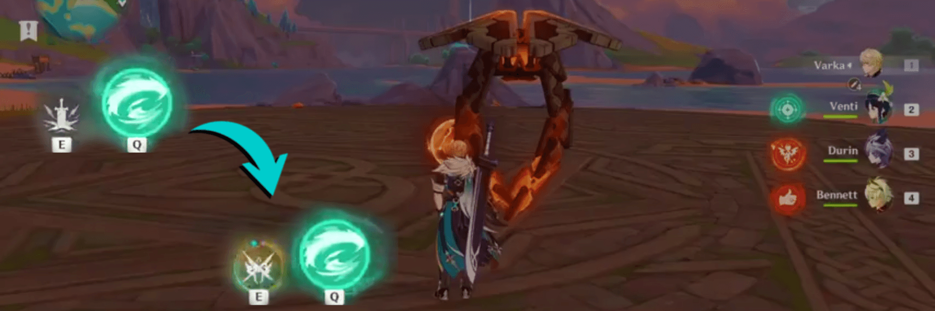 Genshin Impact 6.4 Beta V1 Leaks Reveal Varka Combat Combo Elemental Skills and Ability Icons