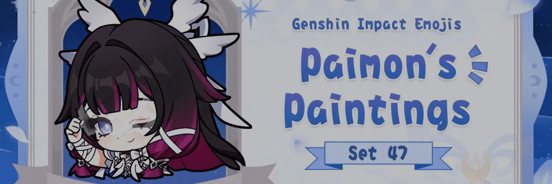 Genshin Impact Lanza los Emojis del Set 47 de las Pinturas de Paimon en HoYoLAB