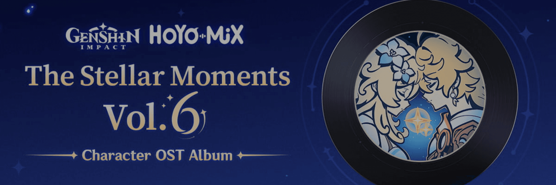 Genshin Impact Lanza The Stellar Moments Vol. 6 con 30 Nuevas Pistas de HOYO-MiX
