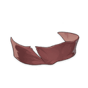 Satén rojo descolorido