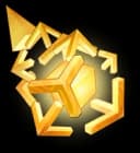 Cola prismática cortada