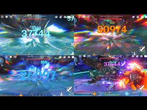 Varka con Infusiones Hydro, Electro, Pyro y Cryo