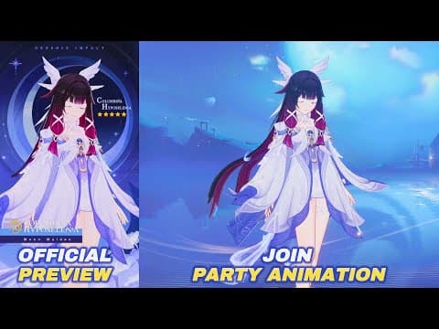 Anuncios de Columbina, Zibai e Illuga y animación de unirse al equipo