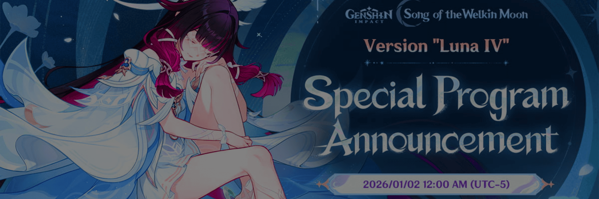 Genshin Impact Anuncia el Programa Especial “Luna IV” para el 2 de Enero de 2026